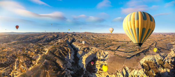 istock Hot air Balloons flight in Cappadocia 1265627735