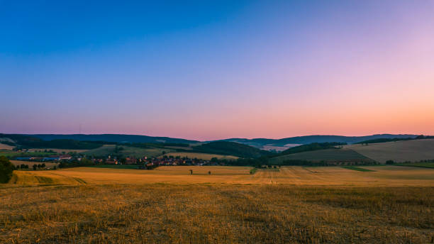 istock Sunrise in the countryside in Thuringia 1265629482