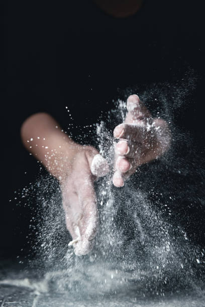 istock Kneading Loaf of Bread with Hands 1265630603