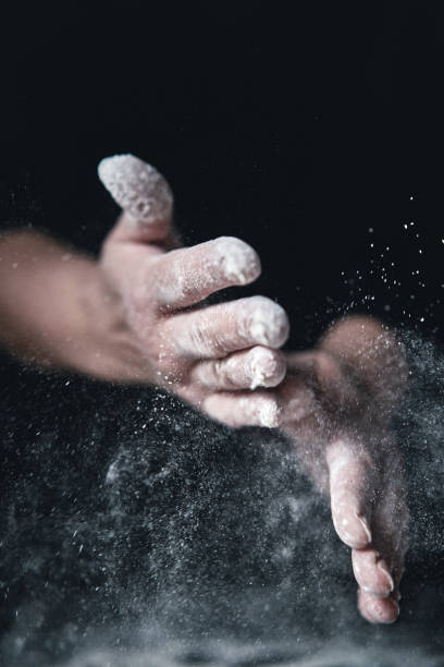 istock Kneading Loaf of Bread with Hands 1265630608