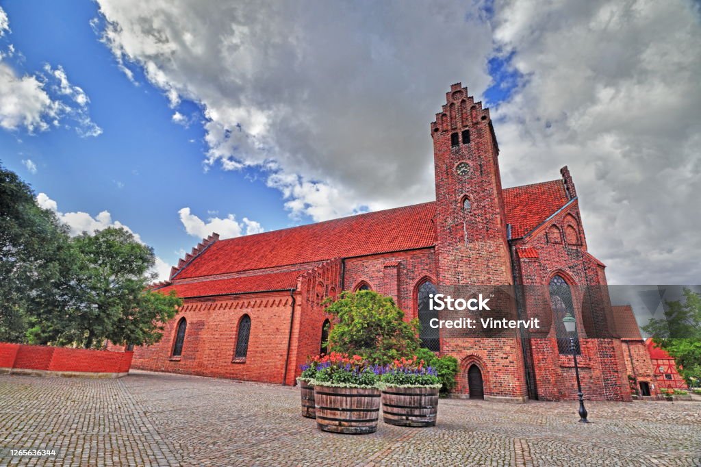 Church Church in Ystad, Sweden. Sweden Stock Photo