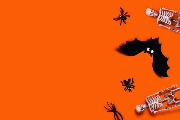 istock Holiday card, halloween horror story. 1265641395