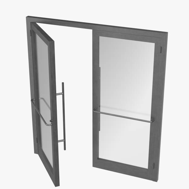 istock Aluminium French doors 1265641458