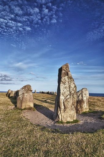 Ales stenar in Skåne, Sweden.