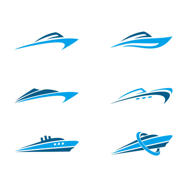 bildbanksillustrationer, clip art samt tecknat material och ikoner med vektorillustration av ett fartyg - on a yacht