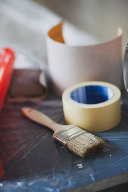 istock Tools for wall painting and interior renovation 1265653466