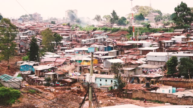 Poverty View - Smoke from Slum