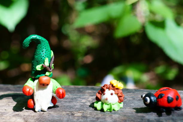 istock Figure of a dwarf in a wooded area. 1265666780
