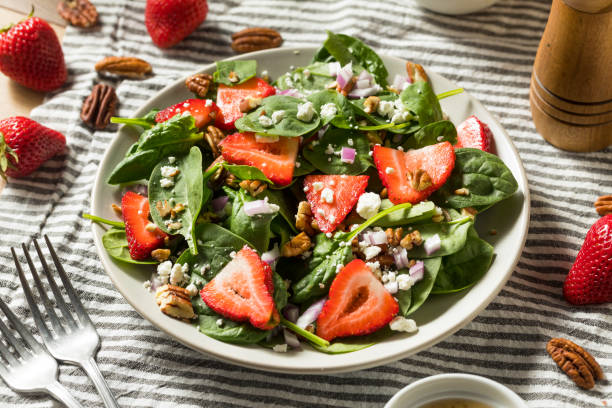 istock Homemade Organic Fresh Strawberry Salad 1265668079