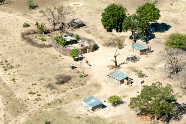 Rustic homestead on Impalla Island on Caprivi Strip