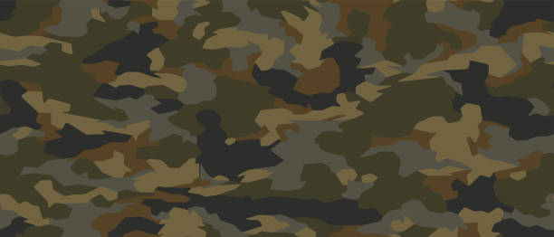 軍用テキスタイル用シームレス迷彩テクスチャスキンパターンベクトル。ジャケットパンツシャツとショーツに使用できます。 - usable点のイラスト素材／クリップアート素材／マンガ素材／アイコン素材