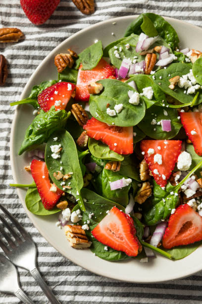 istock Homemade Organic Fresh Strawberry Salad 1265675877
