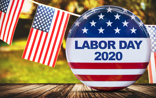 2020 labor day badge
