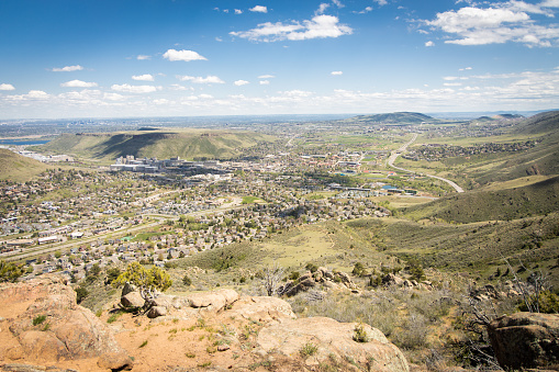Golden Colorado with a view
