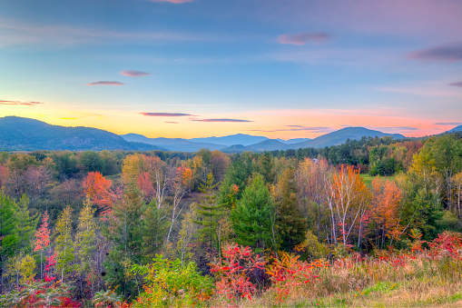 Landscape on The Kancamagus Highway