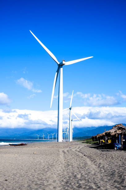istock Wind Turbines along the Beach Coast 1265751657