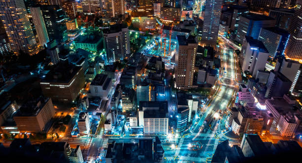 istock Tokyo cityscape aerial view 1265759500