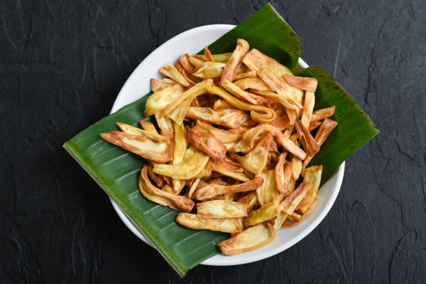 jackfruit chips Kerala fried snacks  sweet food