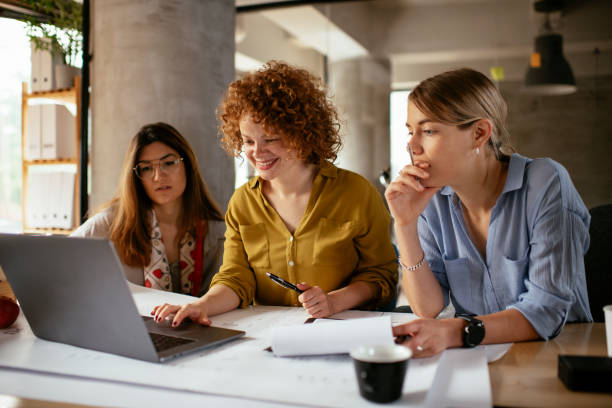 istock Businesswomen working on a new project. 1265820744
