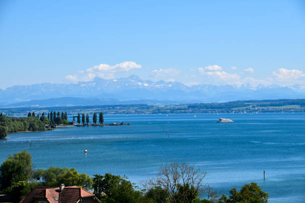 istock Blue water of lake Constance. 1265870648