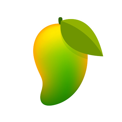 Ilustración de Mango Amarillo Fruta Verde Simple Aislado Sobre Fondo Blanco  Dibujos Animados De Mango Maduro Para Clip Art Ilustración Mango Para Icono  y más Vectores Libres de Derechos de Alegoría -