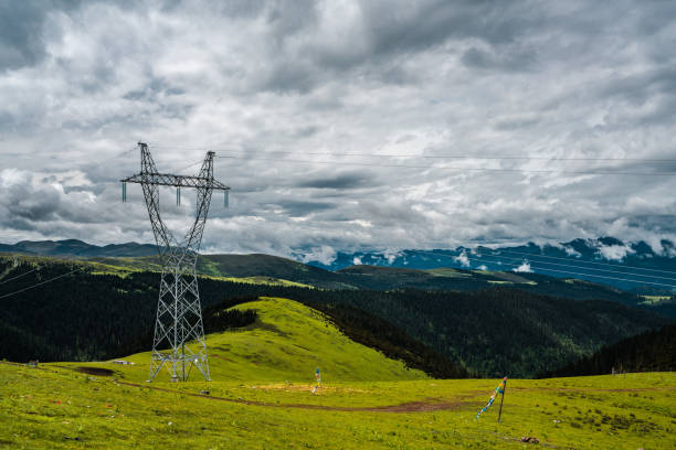 istock High voltage electric transmission tower 1265889767