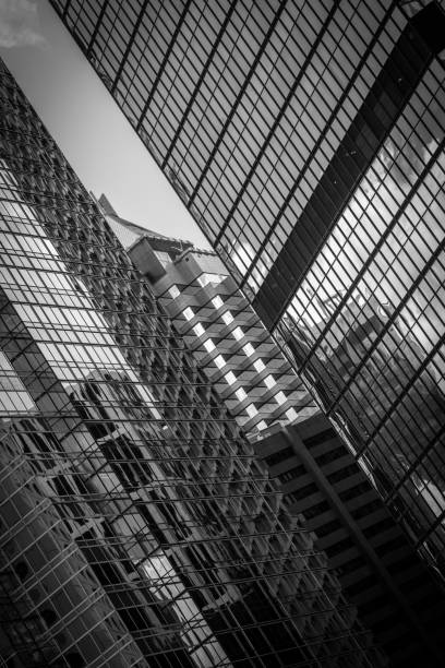 istock Modern skyscrapers in business district 1265902733