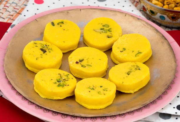 istock Indian Sweet Food Kesar Peda 1265914078