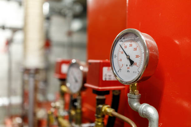 istock Fire Safety Pressure Gauge 1265914277