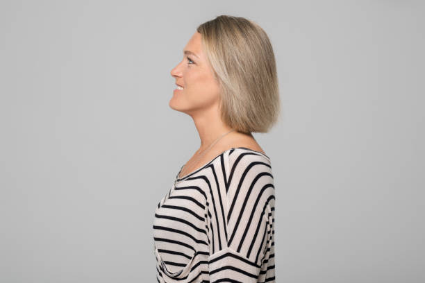 istock Side view of mature woman 1265915706