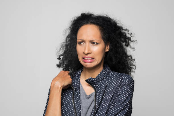 istock Displeased woman looking away 1265915894