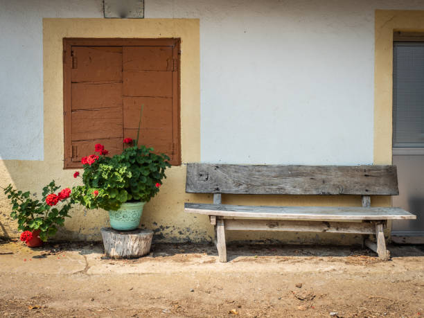 Free Stock Photo of Wooden House With Bench in Front | Download Free ...