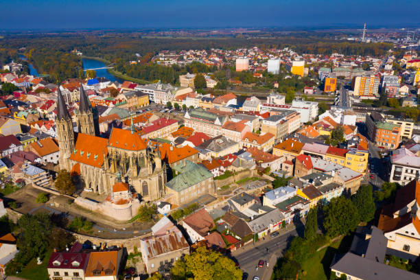 istock Aerial cityscape of Kolin 1265972440