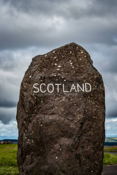 istock A Stone Marking the Border Between Scotland and England 1266014299