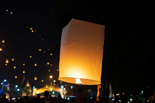 Flying lantern, Loykratong festival