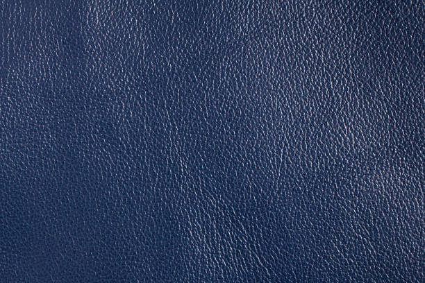 istock Genuine leather texture royal blue color. 1266018542
