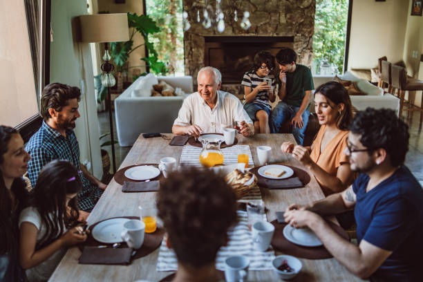 istock Family breakfast at home 1266019935