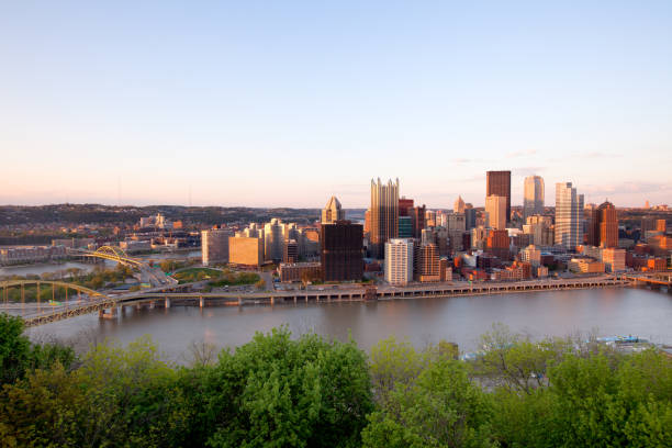 istock Panoramic view of Pittsburgh, USA 1266042135