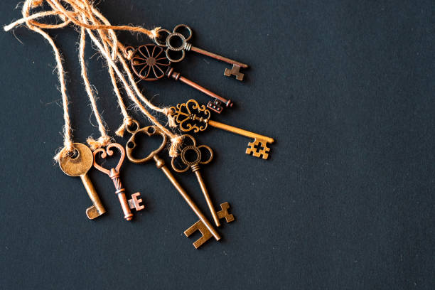istock A bunch of different old keys from different locks. Finding the right key, encryption, concept. 1266044642