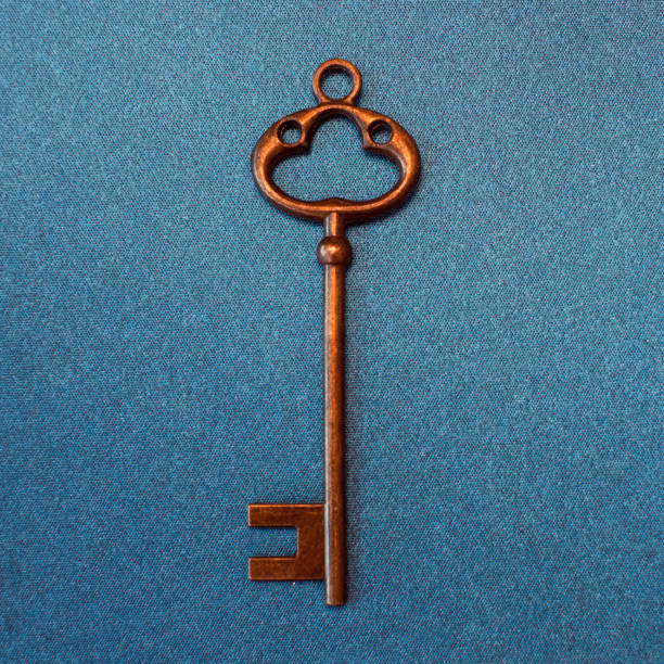 istock Golden key. The only correct key, the correct approach to solving the problem, the concept. 1266044747