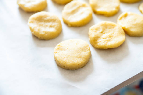 istock Making of cookies on the kitchen 1266094521
