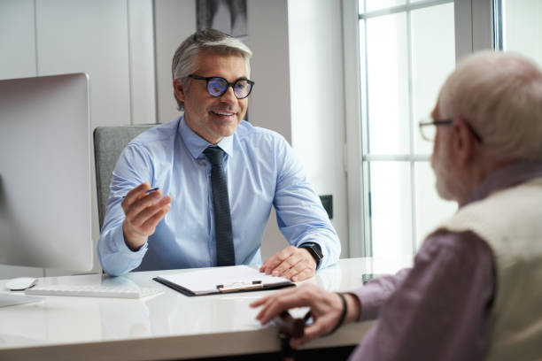 istock Geriatric physician providing consultation for a senior citizen 1266098196