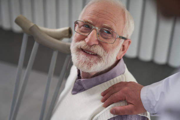 istock Taking a break from walking is relieveing at an old age 1266098640