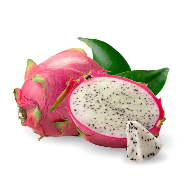 istock Dragonfruit or Pitaya isolated on white background with clipping path 1266103219