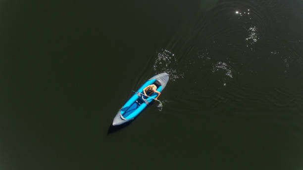 istock Top view on a Kayak boat 1266103869