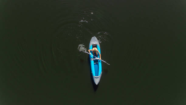 istock Kayak on a mountain lake 1266104005