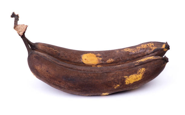 오래 된 과도 한 바나나 - banana rotting ripe above 뉴스 사진 이미지
