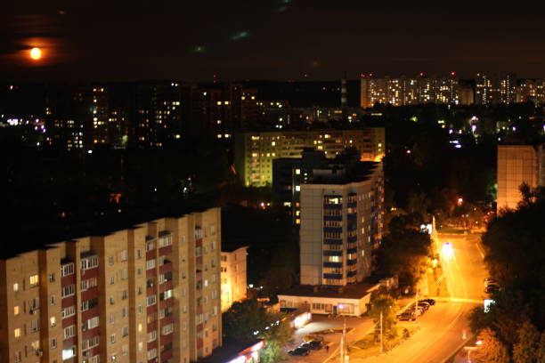 istock Night in city Solnechnogorsk 1266110367