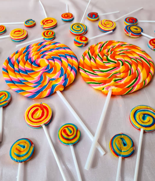istock Colorful lollipops, big and small 1266110511
