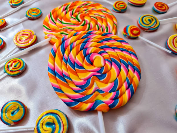 istock Colorful lollipops, big and small 1266110534